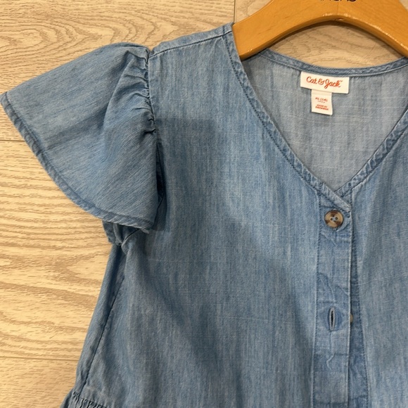 Soft woven short sleeve dress - Picture 8 of 12